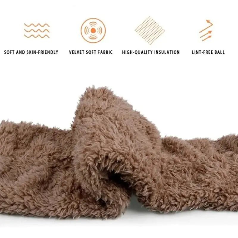 Over Knee High Fuzzy Long Socks - My Store
