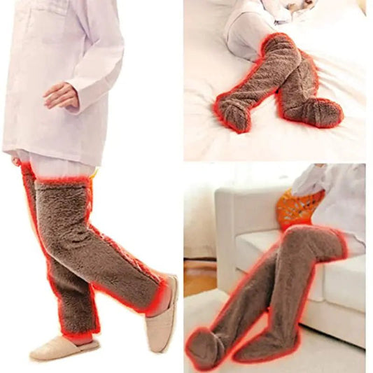 Over Knee High Fuzzy Long Socks - My Store