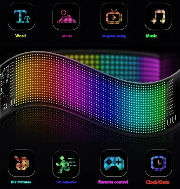 Programmable LED Signage, Flexible USB 5V Digital Signage - My Store