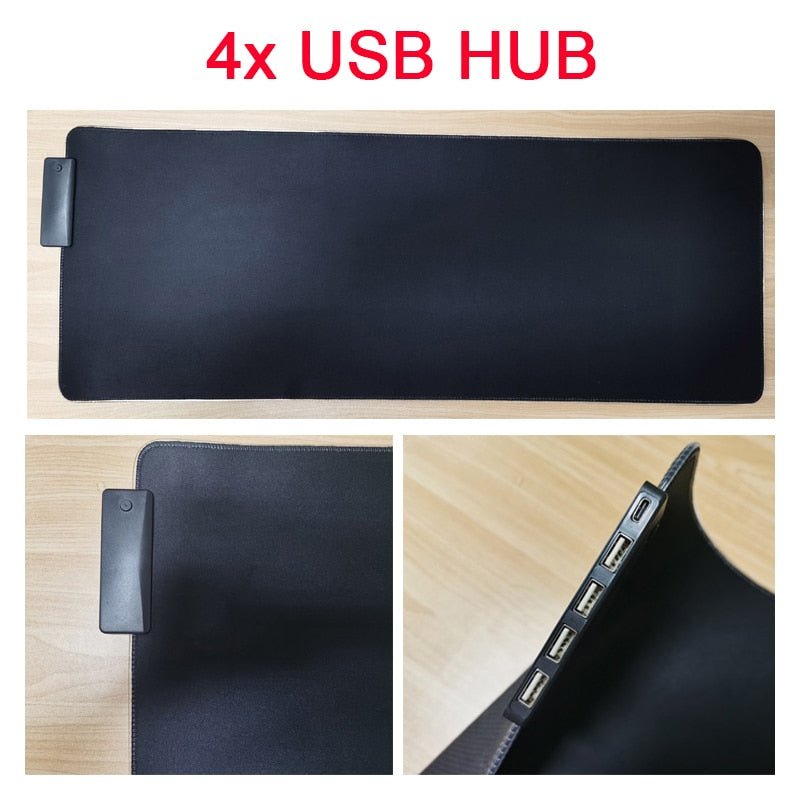 RGB Mouse Pad with Cable - My Store