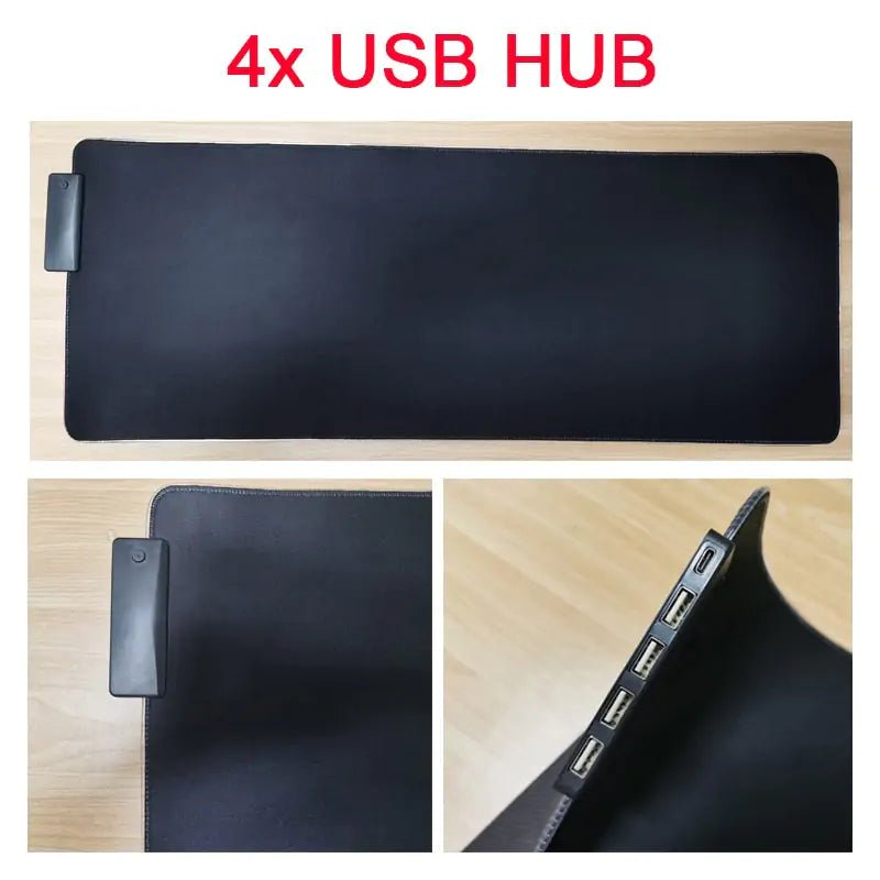 RGB Mouse Pad with Cable - My Store