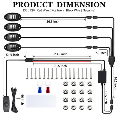 Rhythm Glow Car LED Lights - My Store