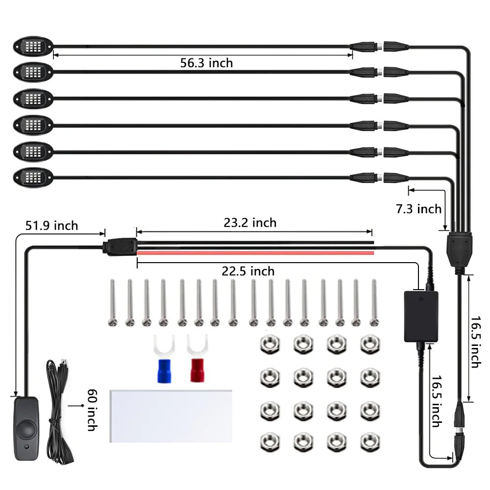 Rhythm Glow Car LED Lights - My Store