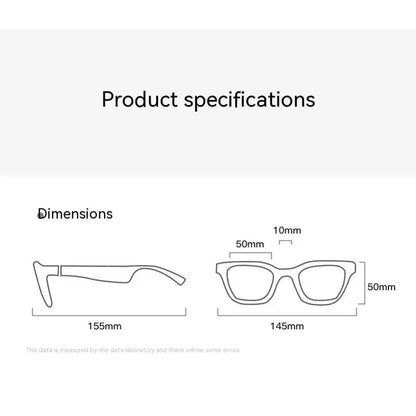 Smart Glasses Black Technology Headset Bluetooth Sunglasses - My Store
