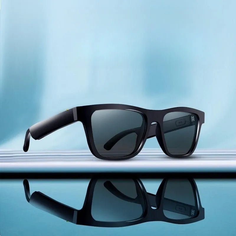 Smart Glasses Black Technology Headset Bluetooth Sunglasses - My Store