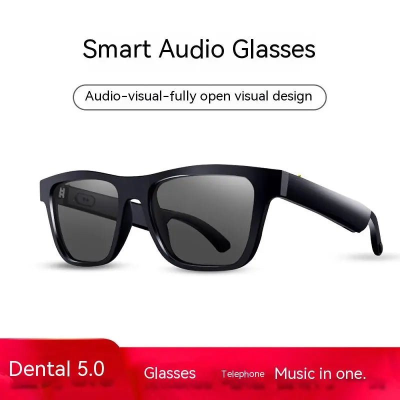 Smart Glasses Black Technology Headset Bluetooth Sunglasses - My Store