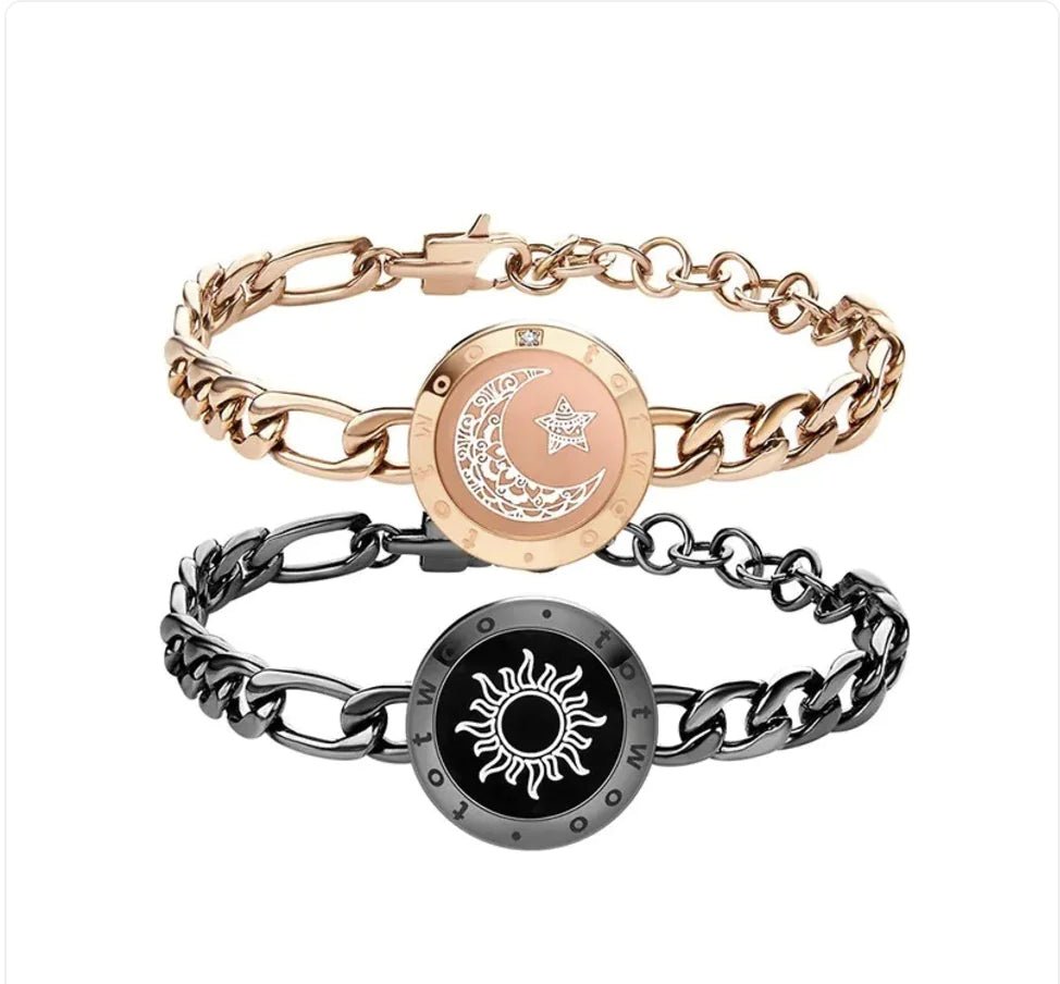 Smart Sun & Moon Sensing Couple Bracelet - My Store