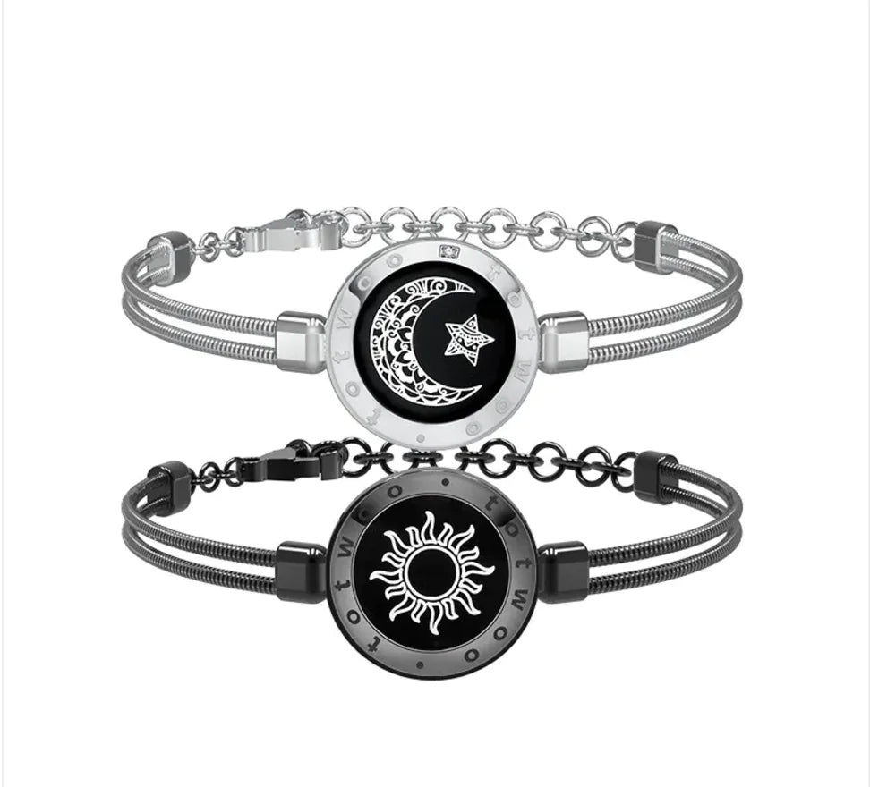 Smart Sun & Moon Sensing Couple Bracelet - My Store