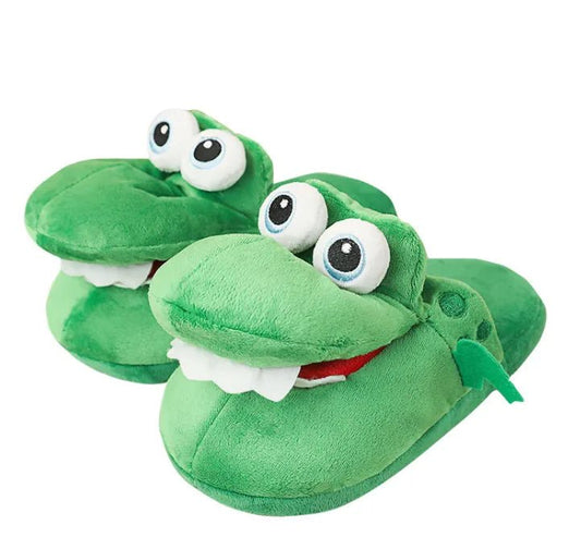 Snuggle Mouth Plush Slippers - My Store