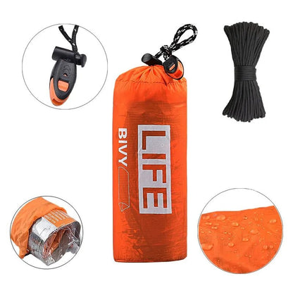 Survival Tube Emergency Tent With Whistle - My Store