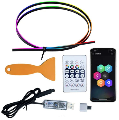 USB Car Ambient Music Light - My Store