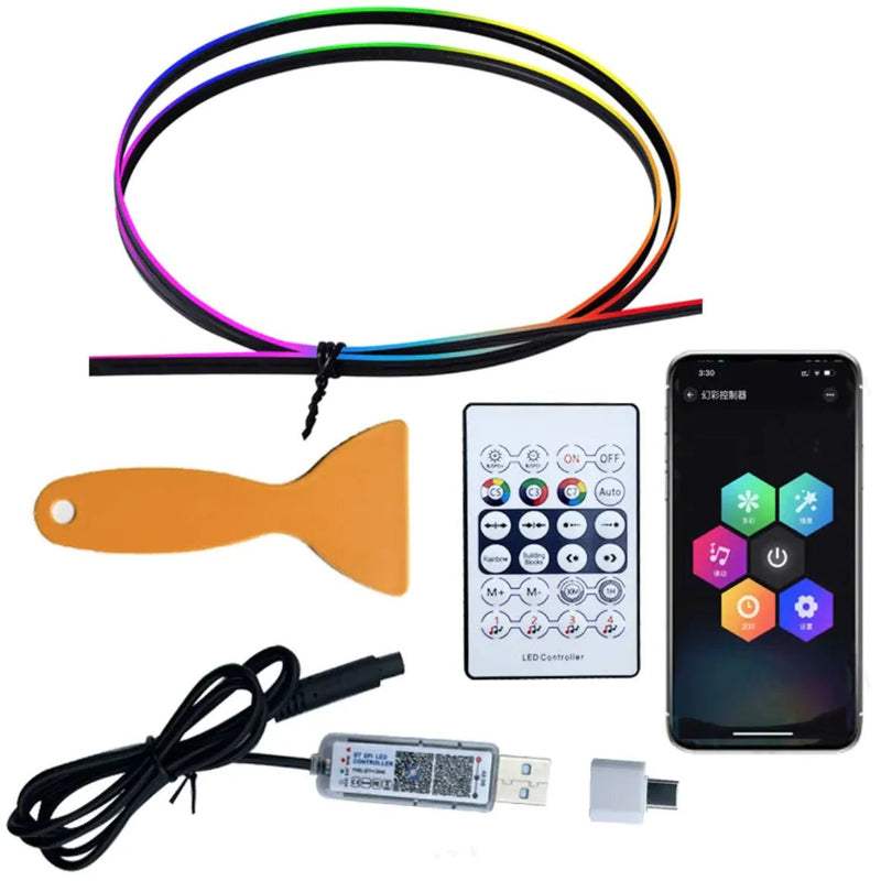 USB Car Ambient Music Light - My Store