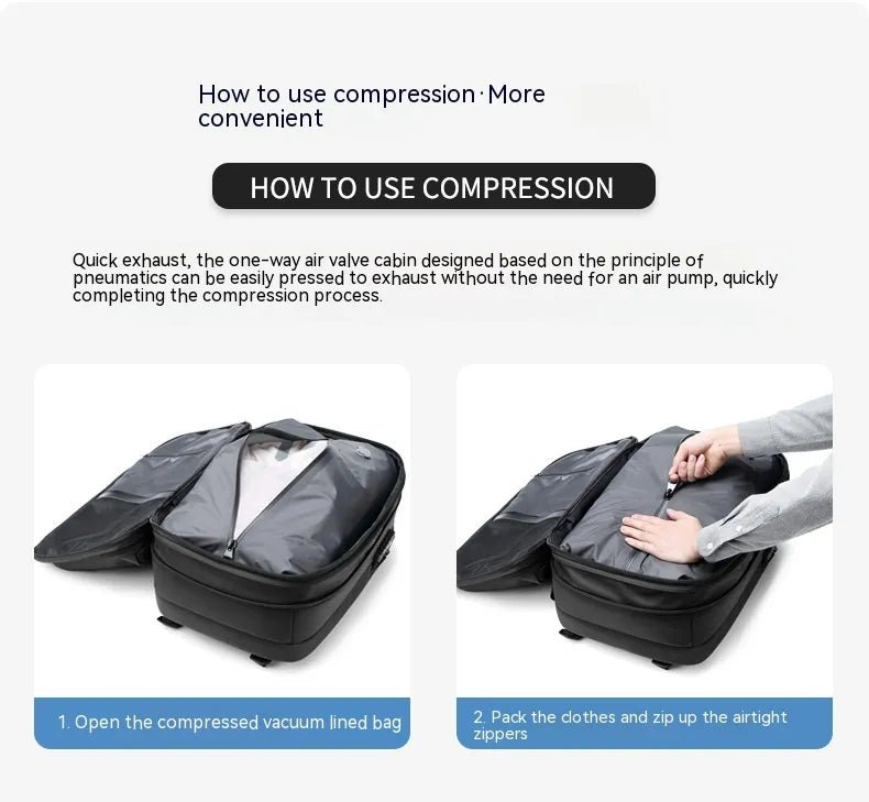 Vacuum Compression Large - capacity Backpack - My Store