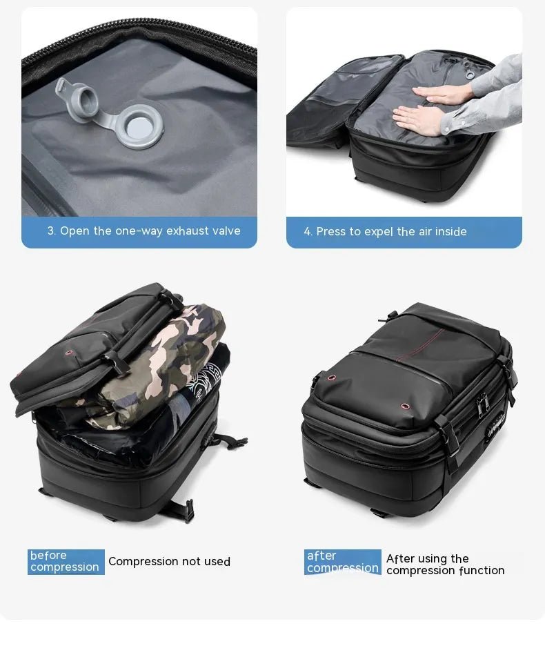 Vacuum Compression Large - capacity Backpack - My Store