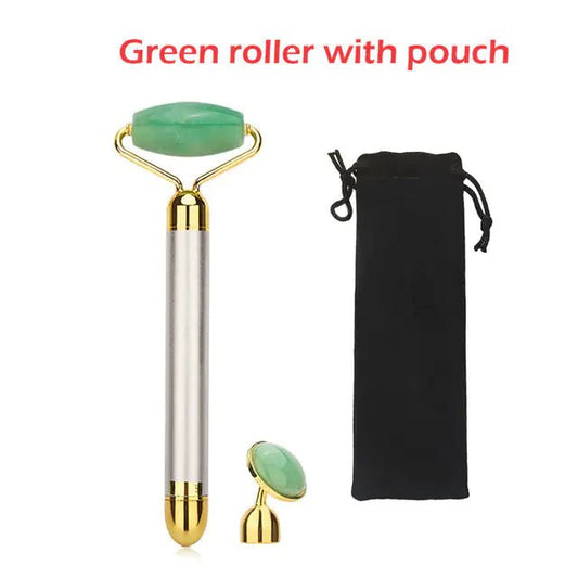 Vibra Beauty Vibrating Gemstone Roller And Magical Skin Care Massager - My Store