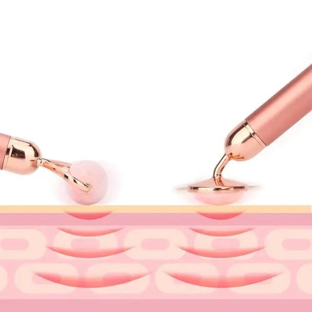 Vibra Beauty Vibrating Gemstone Roller And Magical Skin Care Massager - My Store