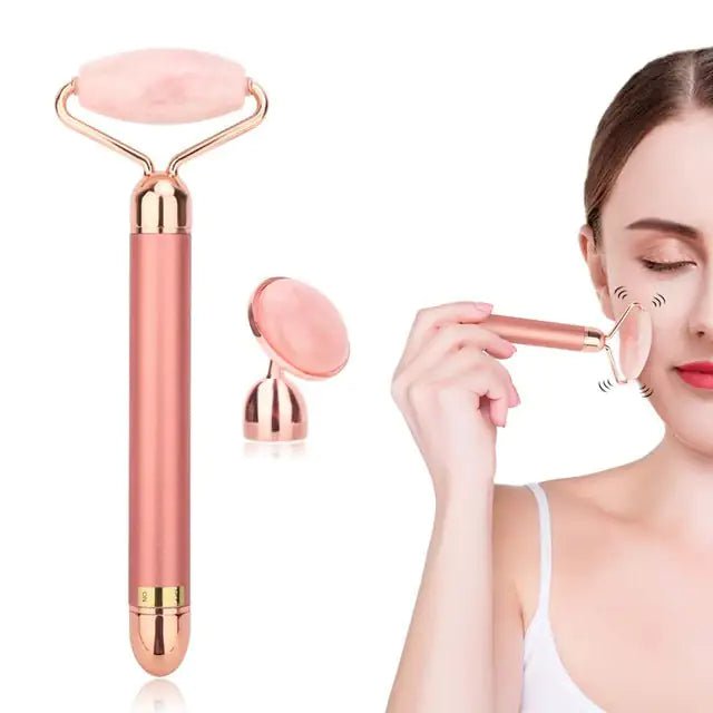 Vibra Beauty Vibrating Gemstone Roller And Magical Skin Care Massager - My Store