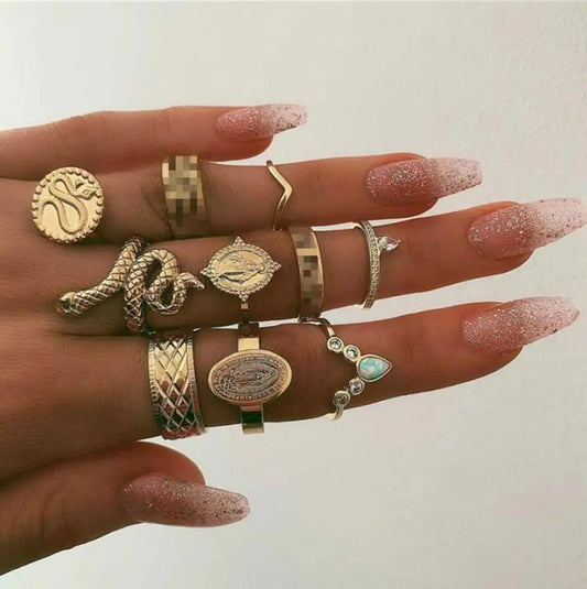 Vintage Women's Mixed Rings - My Store