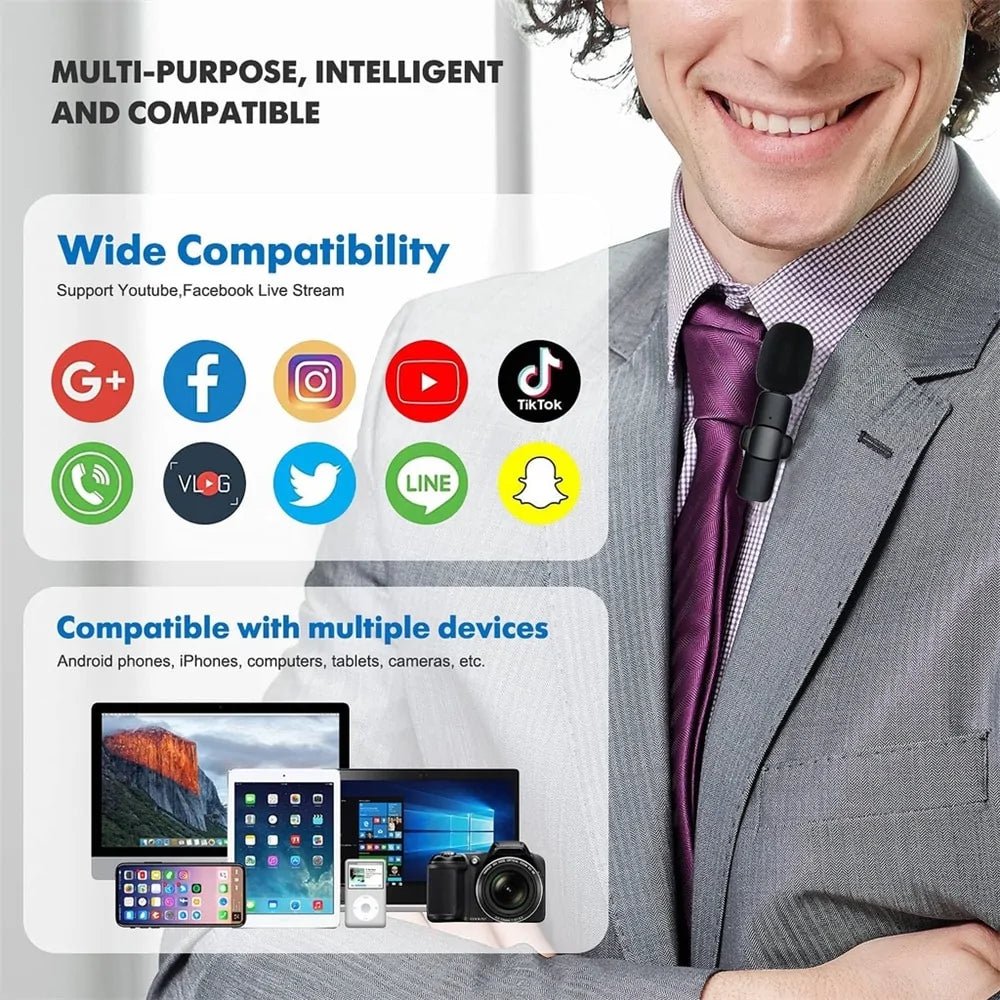 Wireless Mini Microphone For Smartphones - My Store