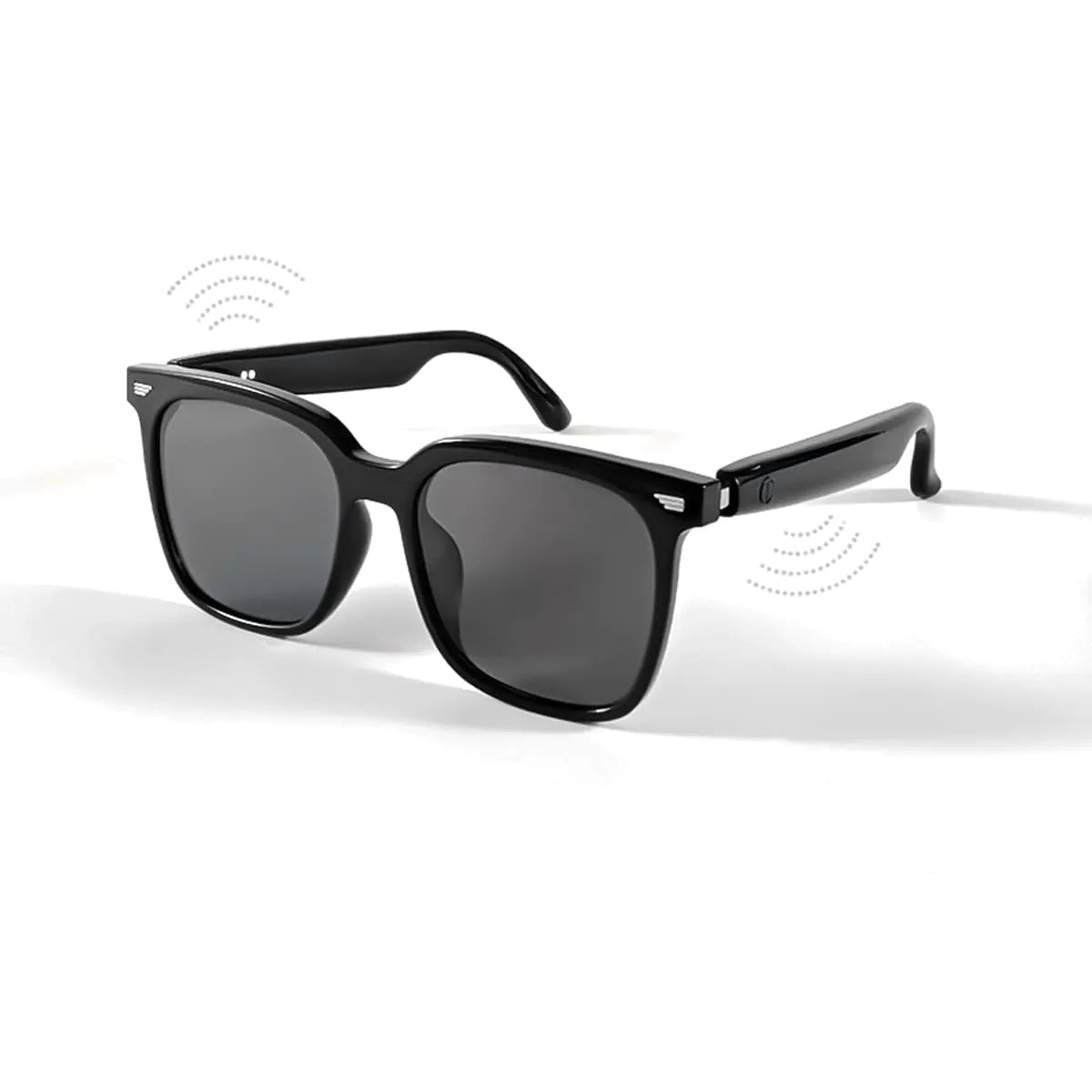 zonbhitech Smart Glasses with Bluetooth SpeakerOpen Ear Smart Audio Glasses Outdoor Smart Glasses Polarized UV Protection for Men & Women Unisex 01 (Black) - My Store